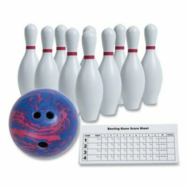 Champion Sports Bowling Set, Plastic/rubber, White, 11 Piece Set BPSET